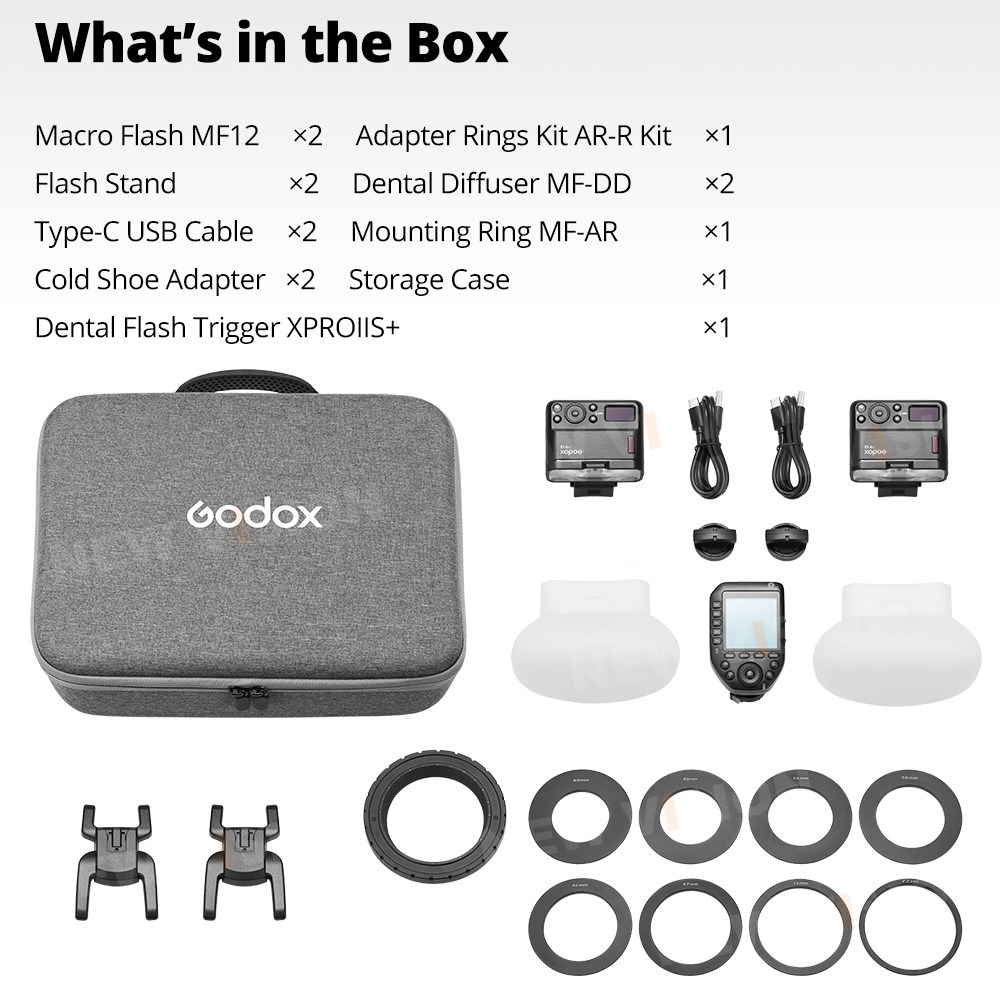 Godox MF12-DK1 MF12 Dental Fla - Sony Camera Zv-E10 recension och pris
