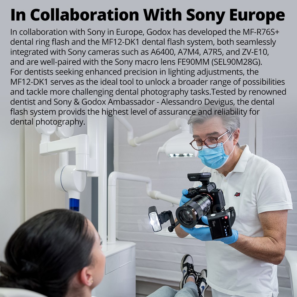 Godox MF12-DK1 MF12 Dental Fla - Sony Camera Zv-E10 recension och pris